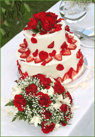 Beautiful wedding cake
