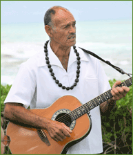 guitar player at wedding ceremony